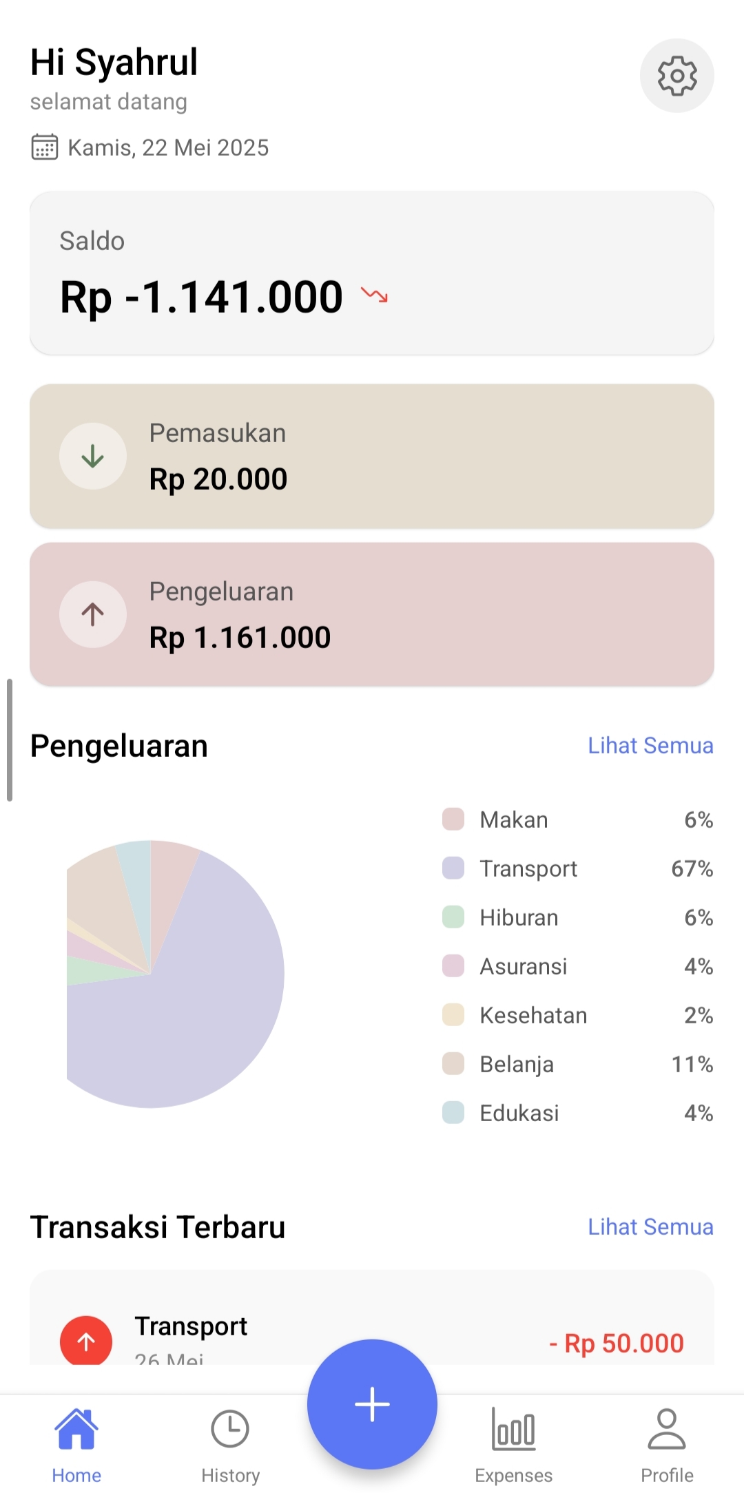 Screenshot Aplikasi Asave